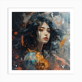 Asian Girl 1 Art Print