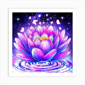 Lotus Flower Art Print