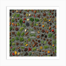 Herbs And Spices 6 Art Print