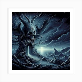 Dark - - Painting Art Print