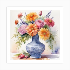 Flower Vase 1 Art Print