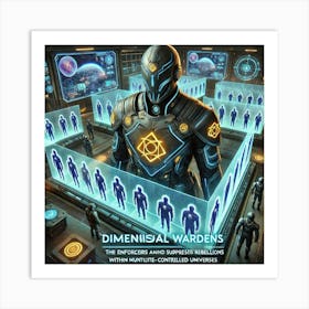 A Depiction Of Dimensional Wardens, The Enforcers Art Print