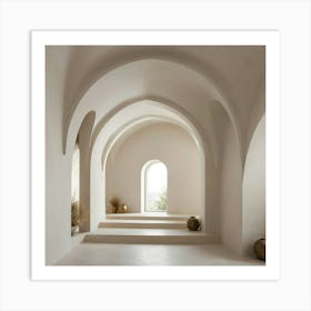 Arched Hallway 6 Art Print