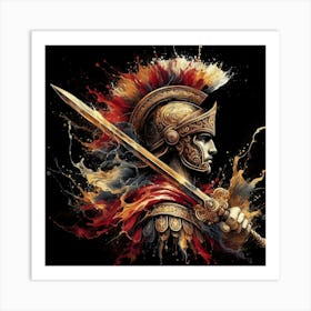 Spartan Warrior 14 Art Print