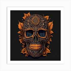 Sugar Skull 1 Art Print