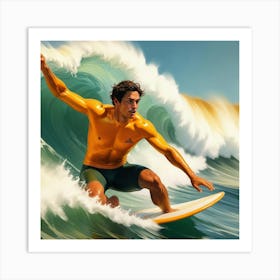 Surfer 5 Art Print