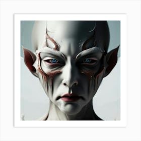 Elven Face Art Print