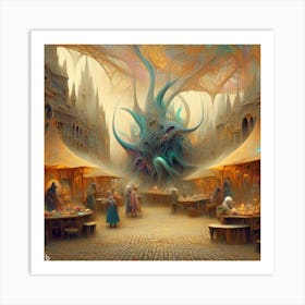 Ethereal City Art Print