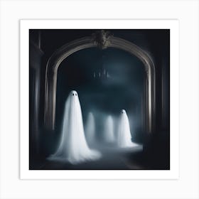 Ghosts In The Hallway Art Print