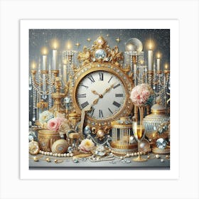 Glamorous TickTok glitter Art Print