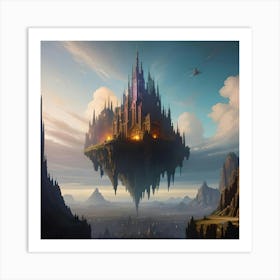 Castle In The Sky Art Print