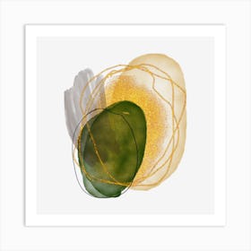 Green Apple Art Print