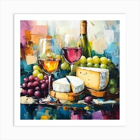 Wine And Cheese Pairing 9 Poster