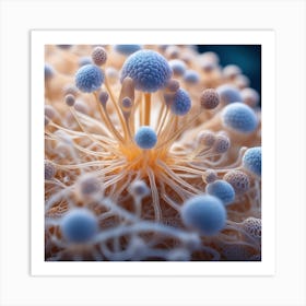 Close Up Of A Mushroom Art Print