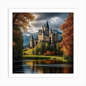 Hogwarts Castle 17 Art Print