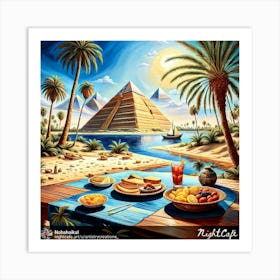 Egyptian Breakfast 2 Art Print