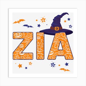 Italian Aunt Zia Halloween Witch Cute Auntie Italy Art Print