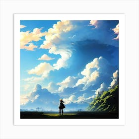 Cloudy Sky Art Print