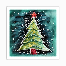 Christmas Tree 27 Art Print