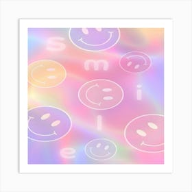 Smiley Face Art Print