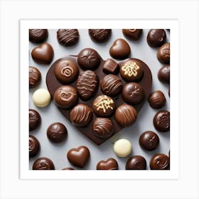 Heart Of Chocolate 1 Art Print