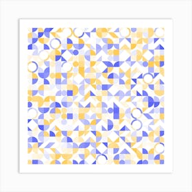 Abstract Geometric Pattern Art Print