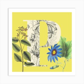 Botanical P Art Print