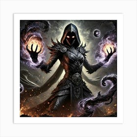 Queen Sorath Dark Flame Manipulation Converted Art Print