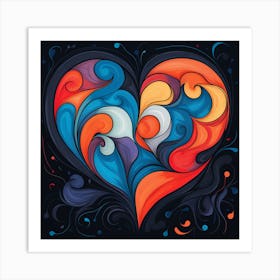 Heart Of Love Art Print