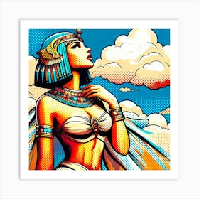 Cleopatra Portrait Artwork 95 Art Print