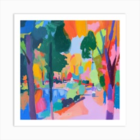 Abstract Park Collection Hyde Park London 2 Art Print