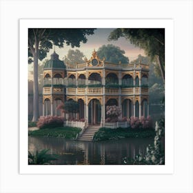 House In The Woods Art Print