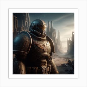 Space Marine Art Print