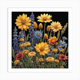 Wildflowers 3 Art Print