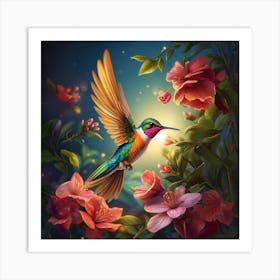 Hummingbird Art Print