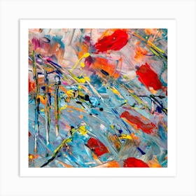 Abstract By Person Art Print