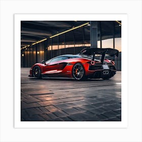 Lamborghini Gt1 1 Art Print