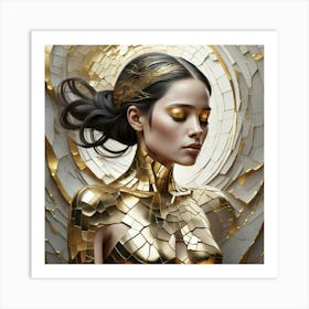 Golden Girl Art Print