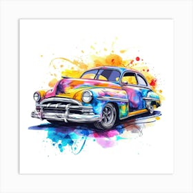 Car Painting Art Print