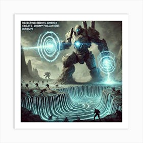 Stonebound Guardians Seismic Shockwaves Art Print