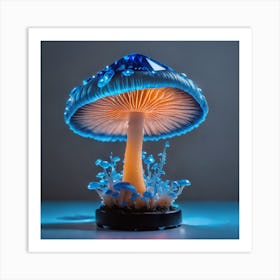 Mushroom Night Light Art Print