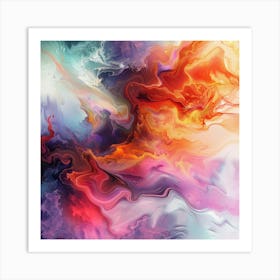 Digital Abstract Art 1 Art Print