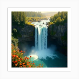 Waterfall 1 Art Print