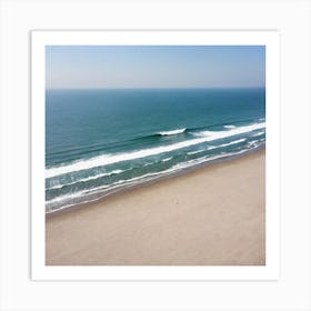 Aerial View Of The Beach 14 Art Print