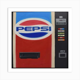 Pepsi Vending Machine Art Print