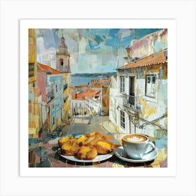 Coffee And Pastries Art Print