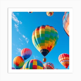 Hot Air Balloons In The Sky 6 Art Print