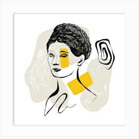 Portrait Of A Woman Art Print