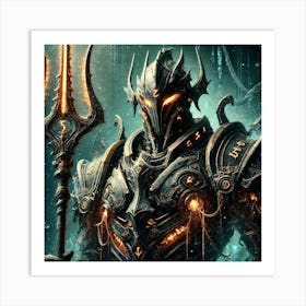 Abyssal Knight 1 Art Print