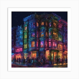 San Francisco Cityscape Art Print